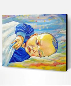 Sleeping Baby Boy Paint By Number