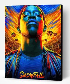 Snowfall Poster Paint By Number