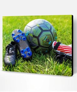 Soccer Equipment Paint By Numbers