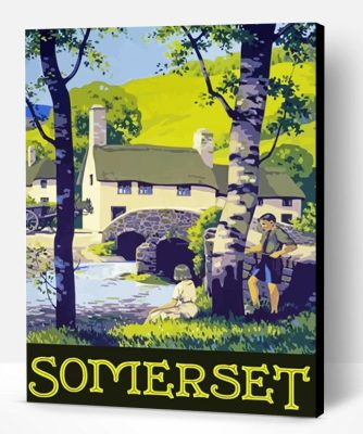 Somerset Poster Paint By Numbers