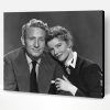 Spencer Tracy And Katharine Hepburn Paint By Number