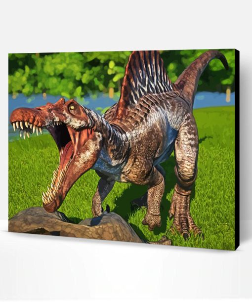 Spinosaurus Dinosaur Paint By Number