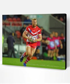 St Helens RFC Rugby League Player Paint By Number