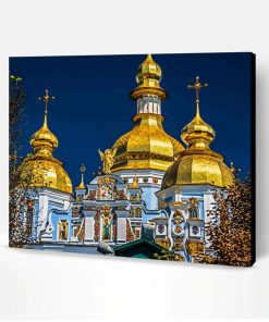 St Micheals Golden Dome Kyiv Paint By Number