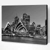 Sydney Black And White Paint By Number