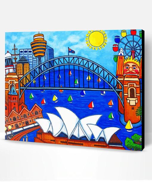 Sydney Harbour Art Paint By Number