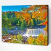 Tahquamenon Michigan Waterfall Paint By Numbers