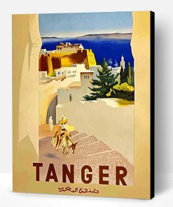 Tangier Morocco Poster Paint By Number