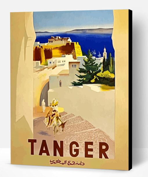 Tangier Morocco Poster Paint By Number