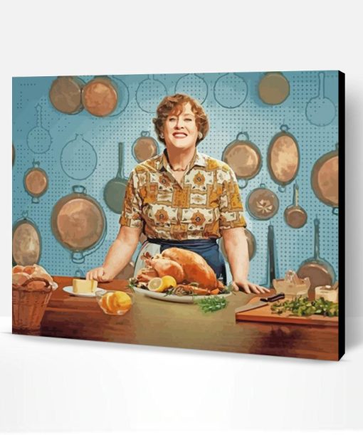 Television Personality Julia Child Paint By Number