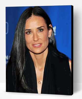 The American Actress Demi Moore Paint By Number