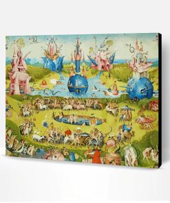 The Garden Of Earthly Delights By Hieronymus Bosch Paint By Number