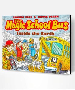 The Magic School Bus Poster Paint By Number