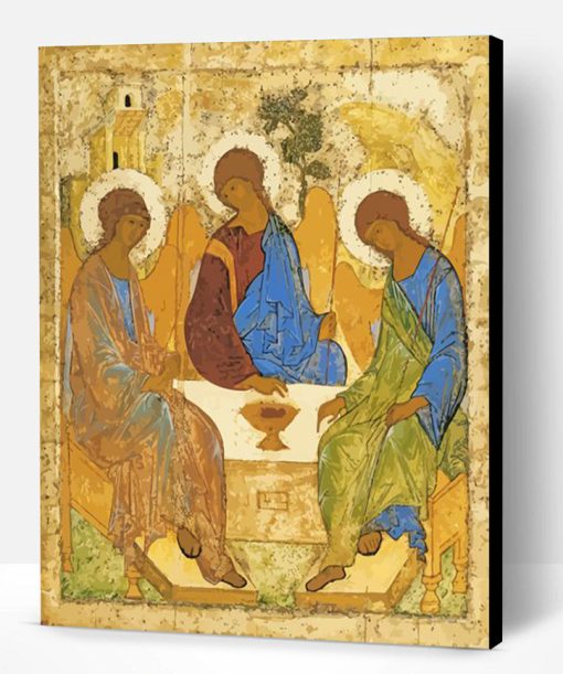 The Trinity By Andrei Roublev Paint By Number