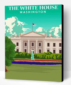 The White House Poster Paint By Number