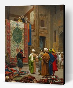 The Carpet Merchant By Jean Leon Gerome Paint By Number