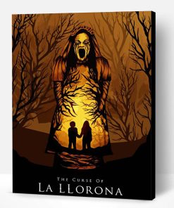 The Curse Of La Llorona Art Illustration Paint By Number