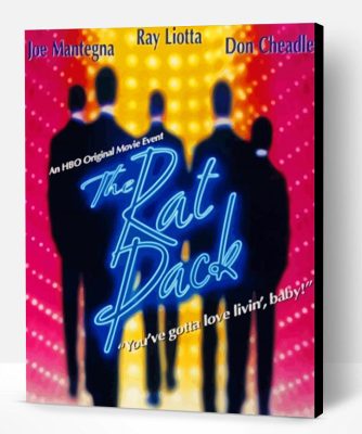 The Rat Pack Movie Poster Paint By Number