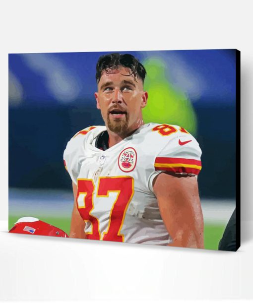 Travis Kelce Paint By Numbers