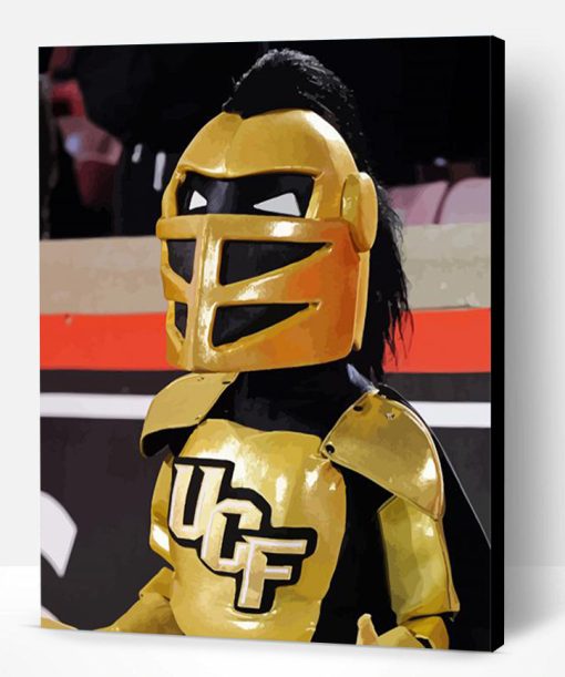 Ucf Knights Mascot Paint By Number