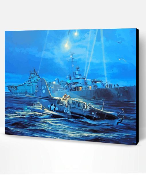 Uss Lexington Art Paint By Number