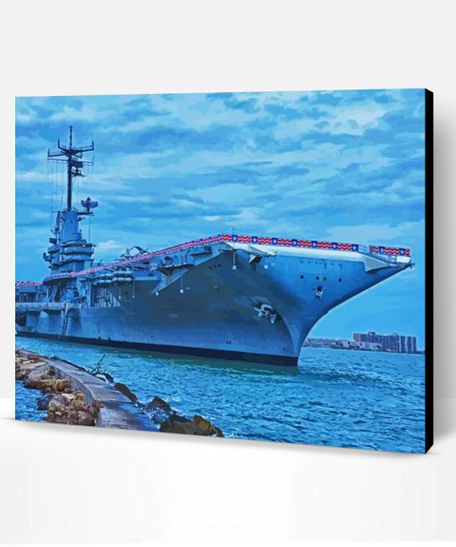 Uss Lexington Paint By Number