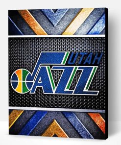 Utah Jazz Logo Art Paint By Number
