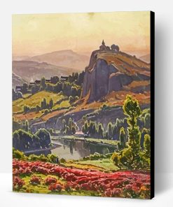Vallee De L Aveyron By William Didier Pouget Paint By Number