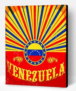 Venezuela Poster Paint By Numbers