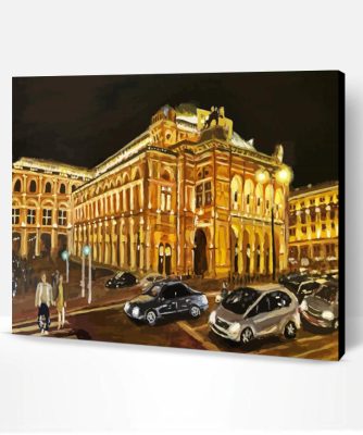 Vienna Opera House Art Paint By Numbers