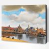 View of Delft by Johannes Vermeer Paint By Numbers