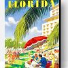 Vintage Florida Paint By Number