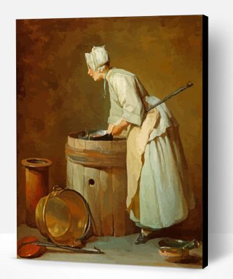 Vintage Housemaid Paint By Number