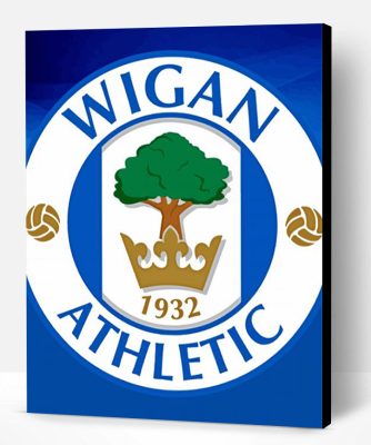 Wigan Athletic Logo Paint By Number