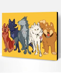 Wolf's Rain Anime Paint By Number