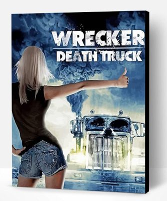 Wrecker Death Truck Poster Paint By Number