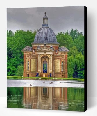 Wrest Park Pavilion Reflection Paint By Number