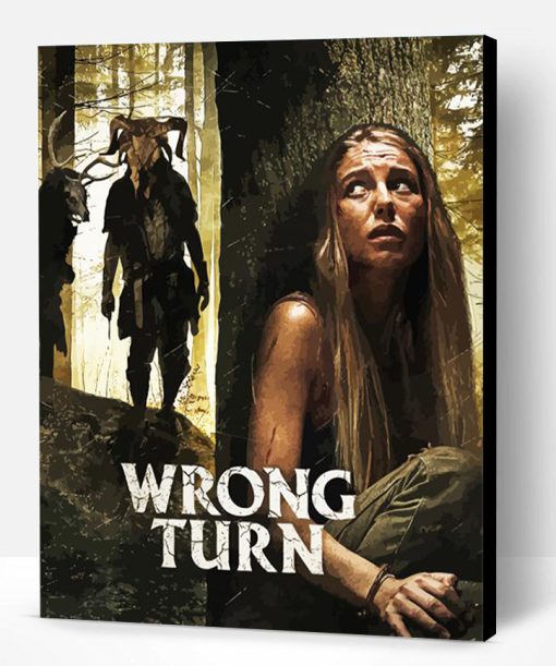 Wrong Turn Movie Poster Paint By Number