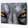 Yellow Wolf Eyes Paint By Numbers