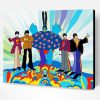 Yellow Submarine Art Paint By Numbers