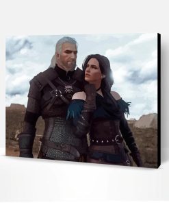 Yennefer And Geralt Paint By Number