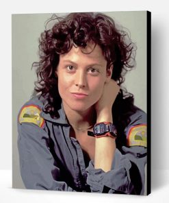 Young Sigourney Weaver Paint By Number