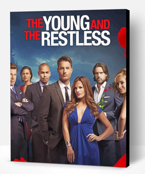 Young And The Restless Serie Poster Paint By Numbers