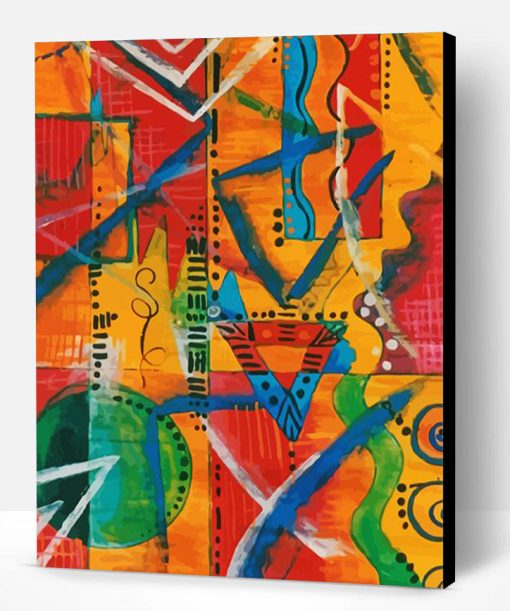 Aesthetic African Abstract Art Paint By Number