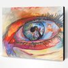 Abstract Lady Eye Paint By Number