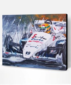 Abstract Mercedes F1 Paint By Number