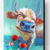 Abstract Smiling Cow Paint By Numbers