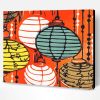 Abstract Vietnamese Lanterns Paint By Numbers