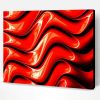 Abstract Red Art Paint By Number