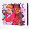 Adora And Catra Animation Art Paint By Numbers